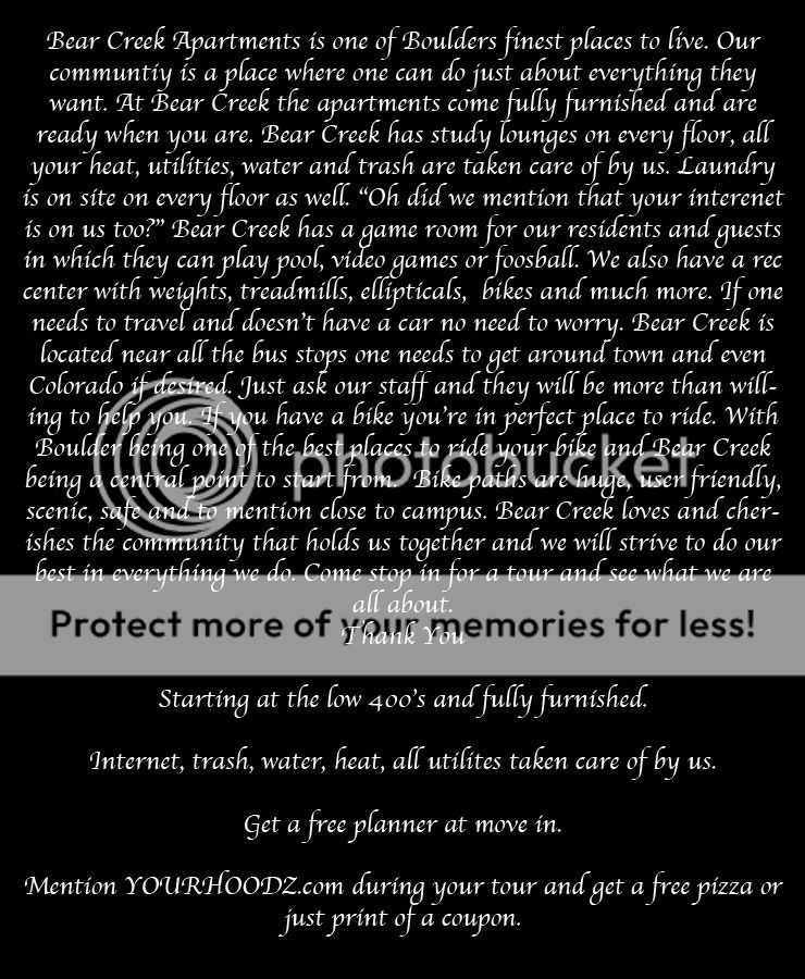 Bear Creek Apartments Boulder